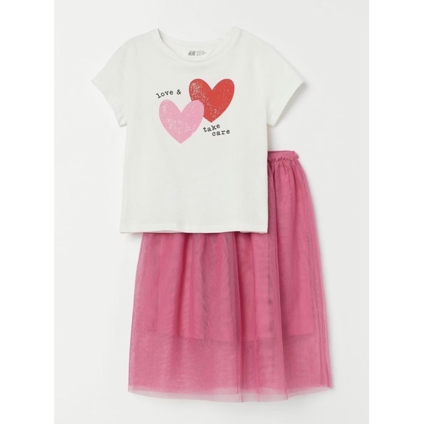 Set áo + Chân váy maxi bé gái dư xịn 2-10y