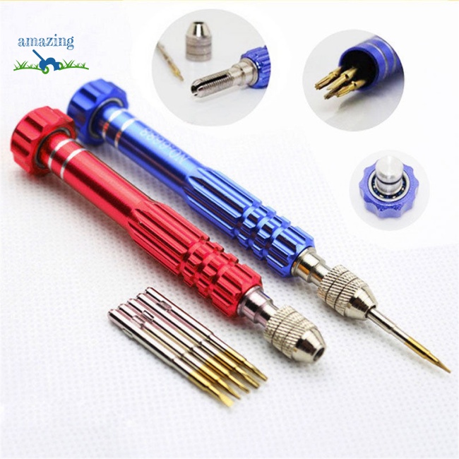 Bộ Tua Vít Nam Châm 5 Trong 1 Sửa Chữa Điện Thoại Tiện Dụng