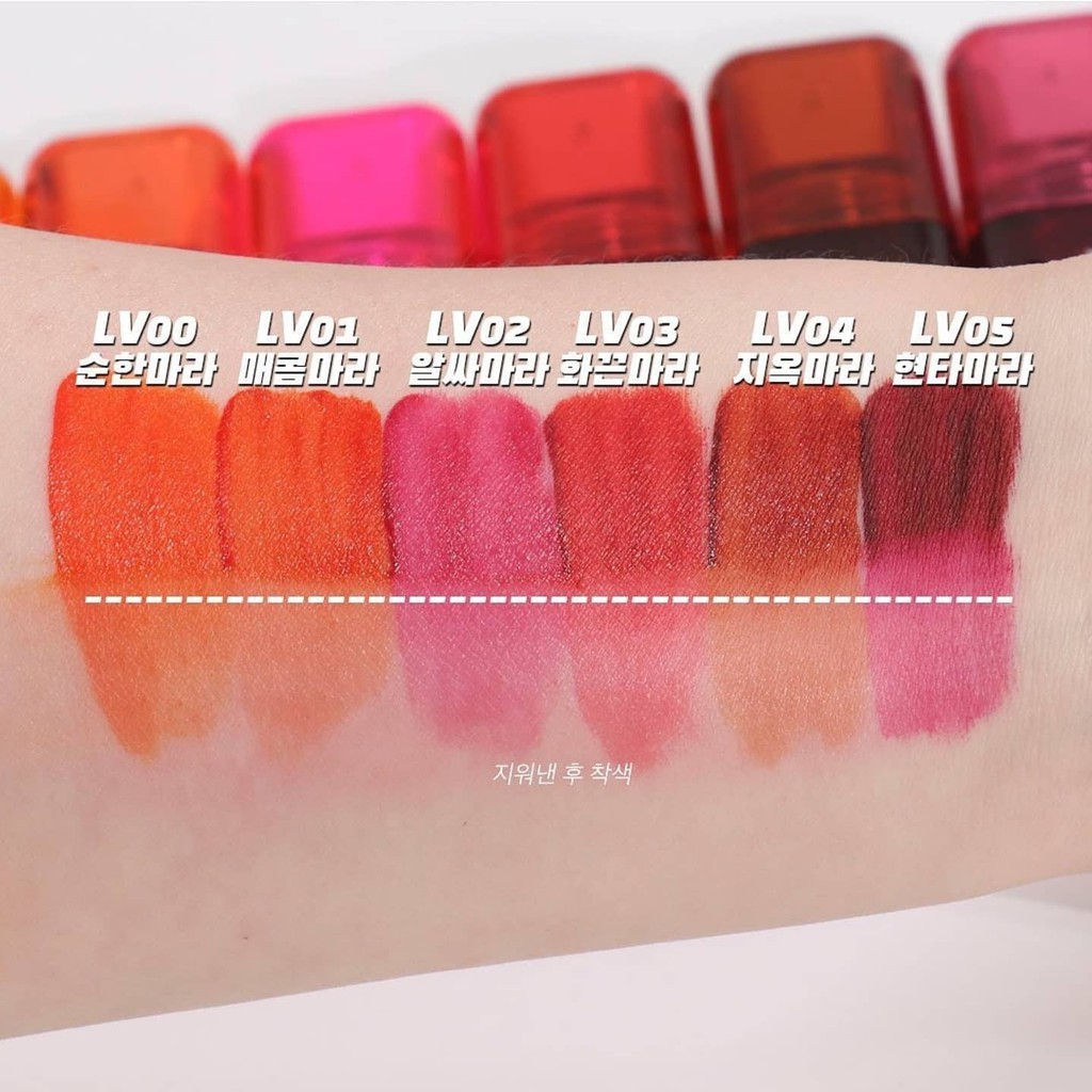 { LV01 - LV05 } Son tint lì BLACK ROUGE Mara Hot Water Tint | BigBuy360 - bigbuy360.vn