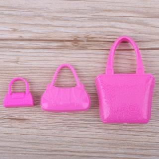 [Doll House] 10pcs Plastic Miniature Toy Bag for Doll Girls Play House Toy Accessories