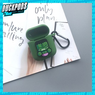 [ MARVEL ] [HULK] Ốp/ Case tai nghe Airpods silicon cao cấp (Hàng chất lượng cao)