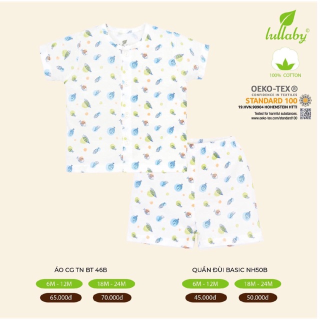 Bộ ngắn tay bé trai