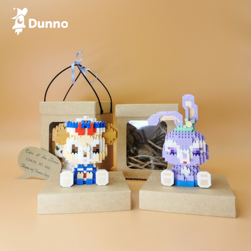 Hộp trưng bày, Hộp quà Nanoblocks Size dưới 12cm kraft Vintage Châu Âu 320gsm - size 12x10x10cm nắp rời