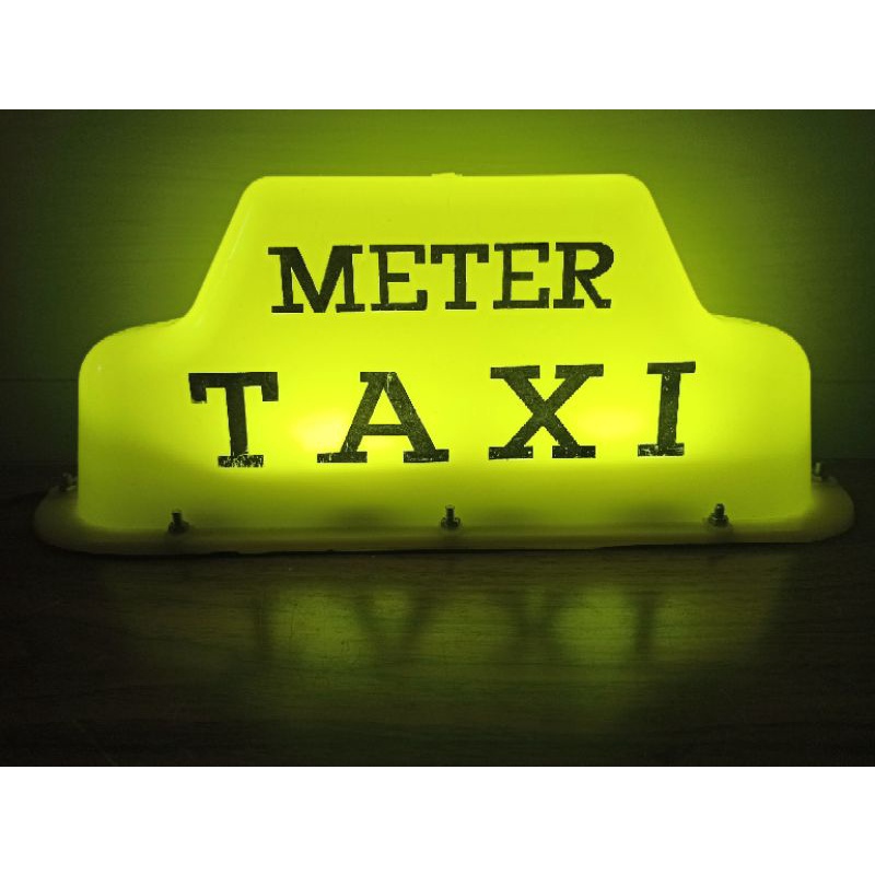 Mào taxi chữ A đế nam châm siêu chắc, có đèn led siêu sáng