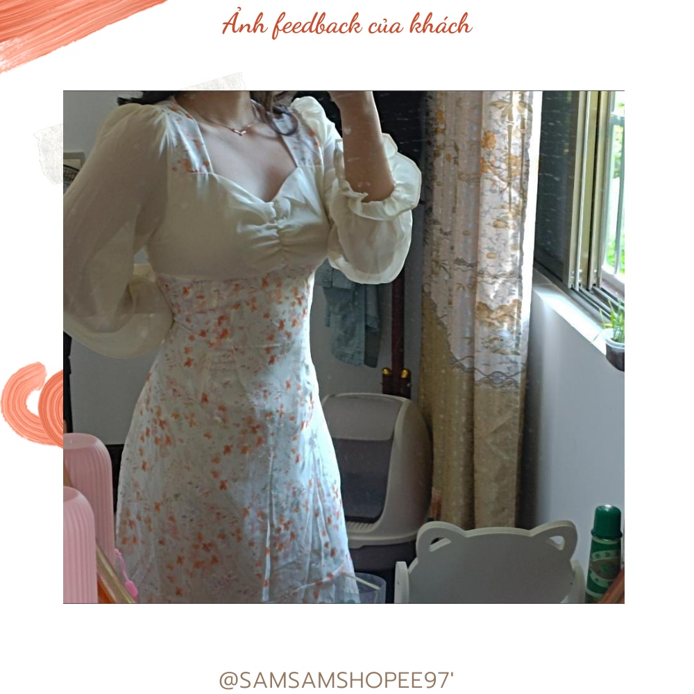 (Order) Đầm hoa đuôi cá nữ tính (Kèm Ảnh Thật) | BigBuy360 - bigbuy360.vn