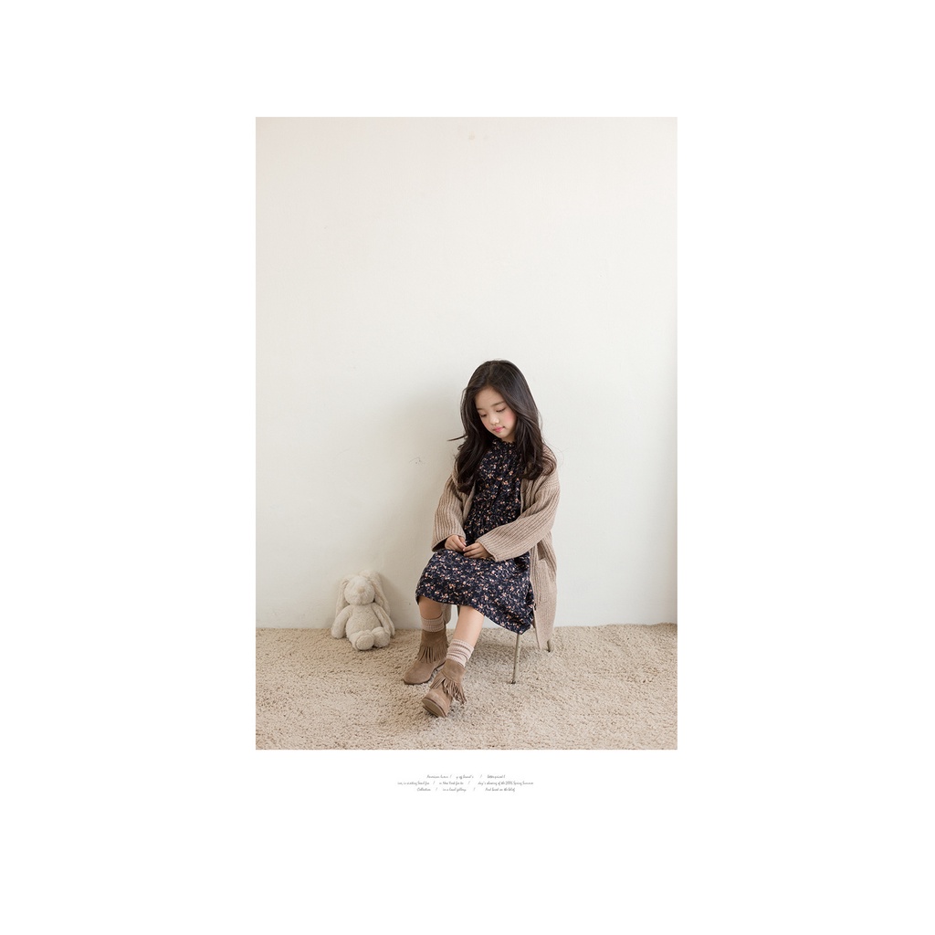 Áo khoác Len cardigan sang chảnh cho bé 2022