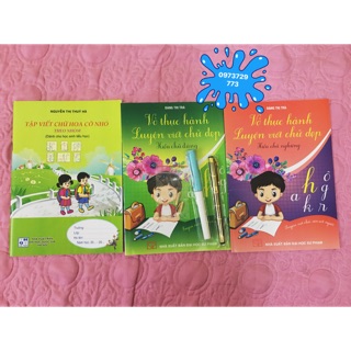 Combo bút mài Lê Ta - vở luyện chữ đẹp