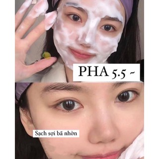 [Mẫu Mới Không Box] Sữa Rửa Mặt Cân Bằng Da PHA 5.5 pH Blancing PHA Cleansing Foam 150ml