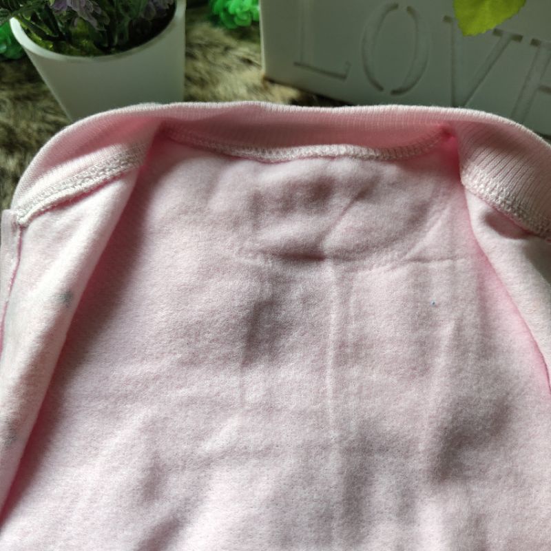 Áo Nỉ Bông Sơ sinh Cổ Tàu Mềm Ấm Cho Bé 3-10kg M21