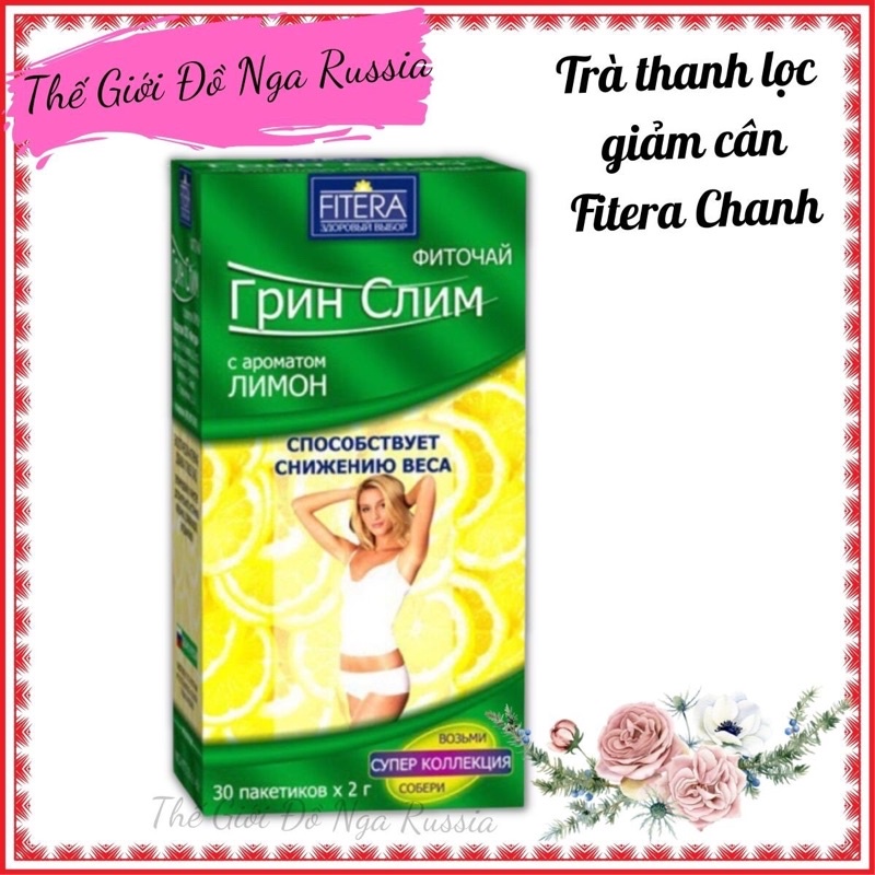 Trà Thanh lọc Cơ thể Fitera Chanh