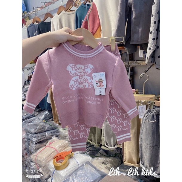 Bộ len Mikey hàng Quảng Châu cực hot cho bé 10-22kg