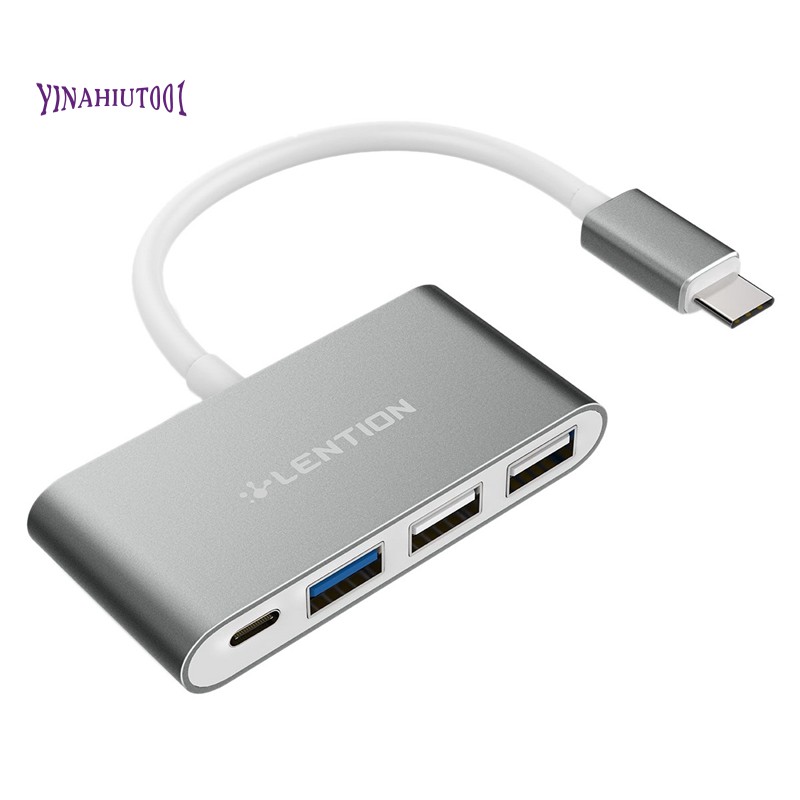 Hub Usb 3.0 Usb 2.0 Lention C13 4 Trong 1 Cho Macbook | BigBuy360 - bigbuy360.vn