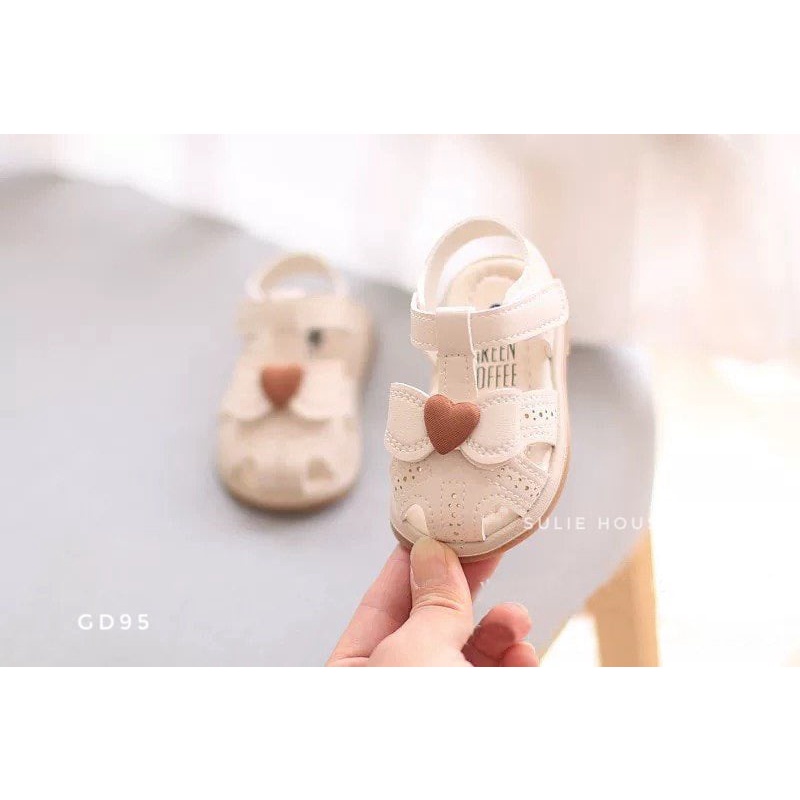 Sandal nơ tim bé gái - GD95