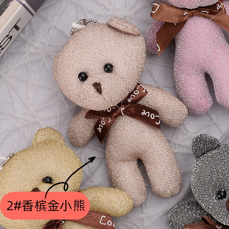 Móc khóa gấu bông treo Balo nhiều hình cute