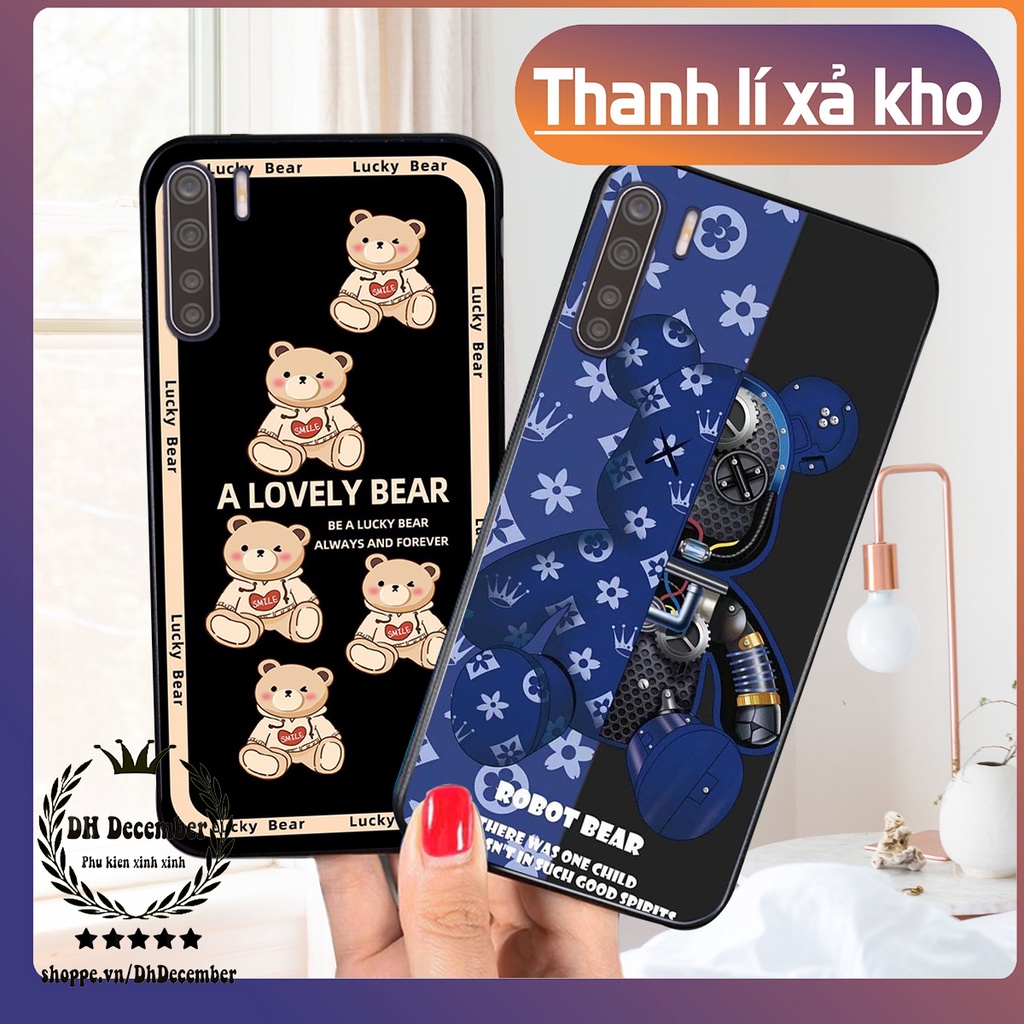 Ốp lưng Oppo A91 / RENO 3 / RENO 3 PRO in hình 3D lucky, gấu Brick xinh xắn - KHÔNG NÊN BỎ LỠ