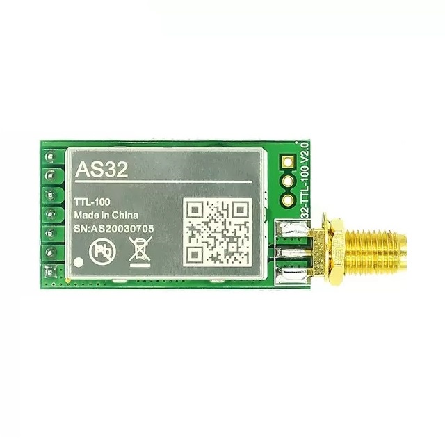 Mạch thu phát không dây RF LORA AS32-TTL-100 SX1278 433MHZ 3000 mét