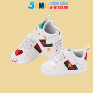 Dép tập đi, Giày tập đi họa tiết dễ thương, đế chống Trượt an toàn cho bé từ 0 đến 2 tuổi