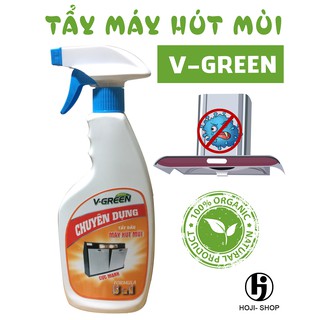 Tẩy Dầu Mỡ Vgreen Tẩy Sạch Dầu Mỡ Cứng Đầu Trên Máy Hút Mùi, Bếp Gas, Bếp Từ, Tường Bếp, Xoong Chảo