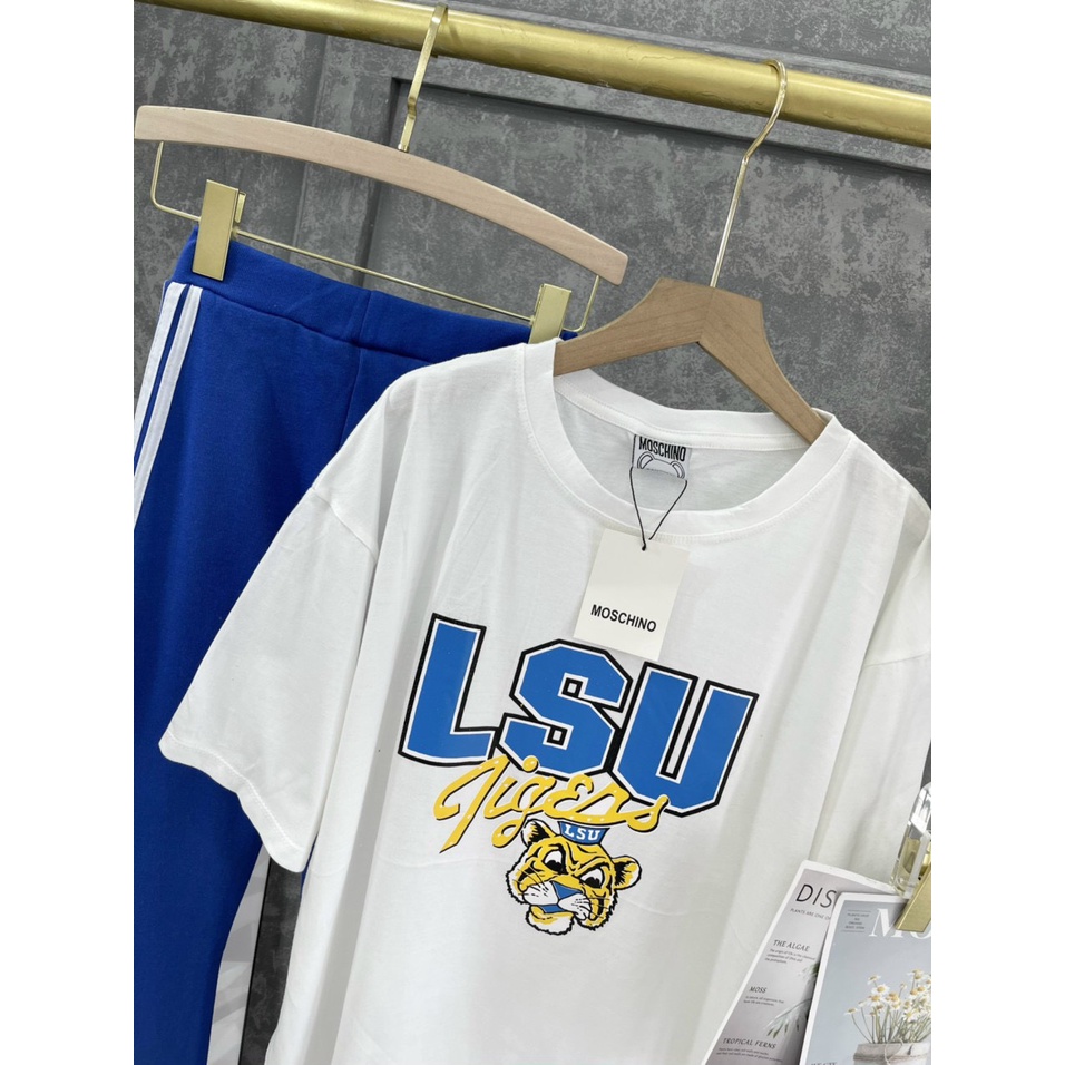 [Nhiều mẫu] Set bộ áo thun rộng và quần ống loe chất thun bozip mang thoải mái dưới 60kg