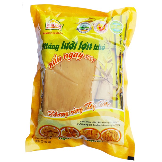 Măng Lưỡi Lợn Khô Nấu Ngay Kim Bôi 500g