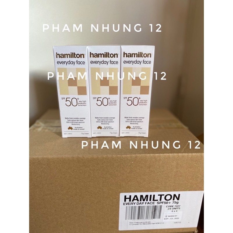 Kem chống nắng Hamilton (da mặt) SPF 50+ [Chuẩn Úc]