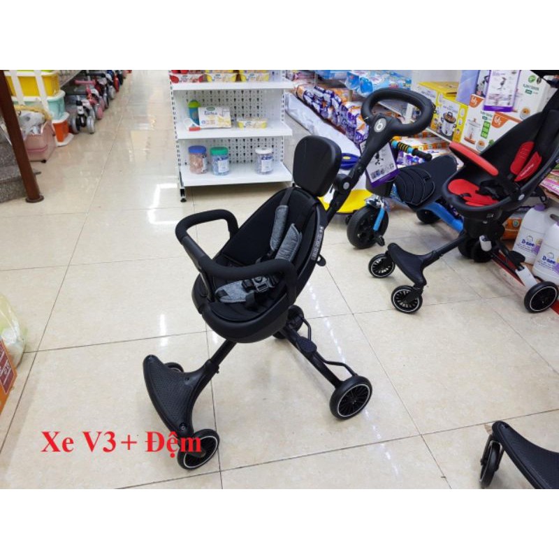 Xe đẩy du lịch cao cấp gấp gọn V3,V5,V5B, Playkids