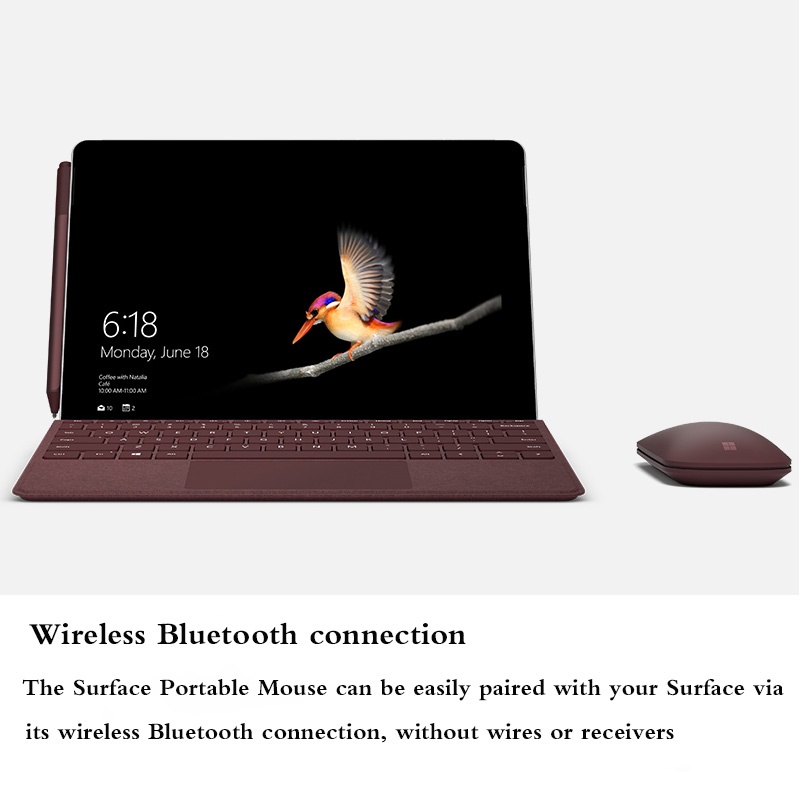 Chuột Bluetooth Không Dây Thời Trang Cho Microsoft Surface Pro7 6 5 Go