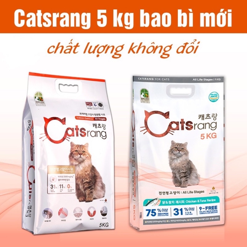 thức ăn mèo bao 5kg CAT'S ON, CATSRANG , CATSBY, CAT EYE, CAT ME ...&lt;SIÊU TIẾT KIỆM&gt;