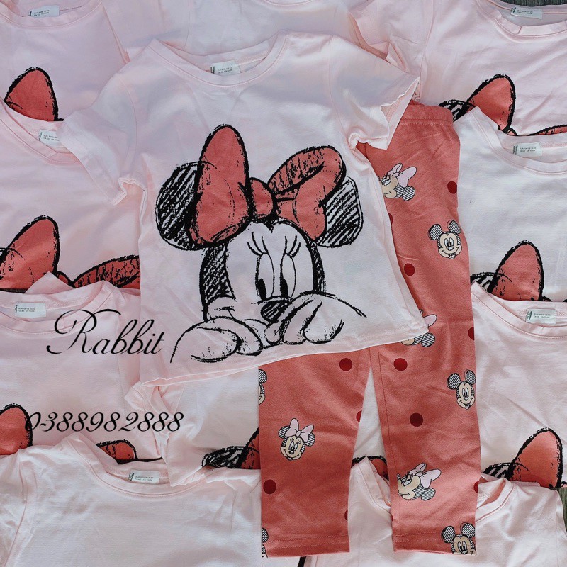 Bộ Minnie kèm quần legging - RABBITSHOP