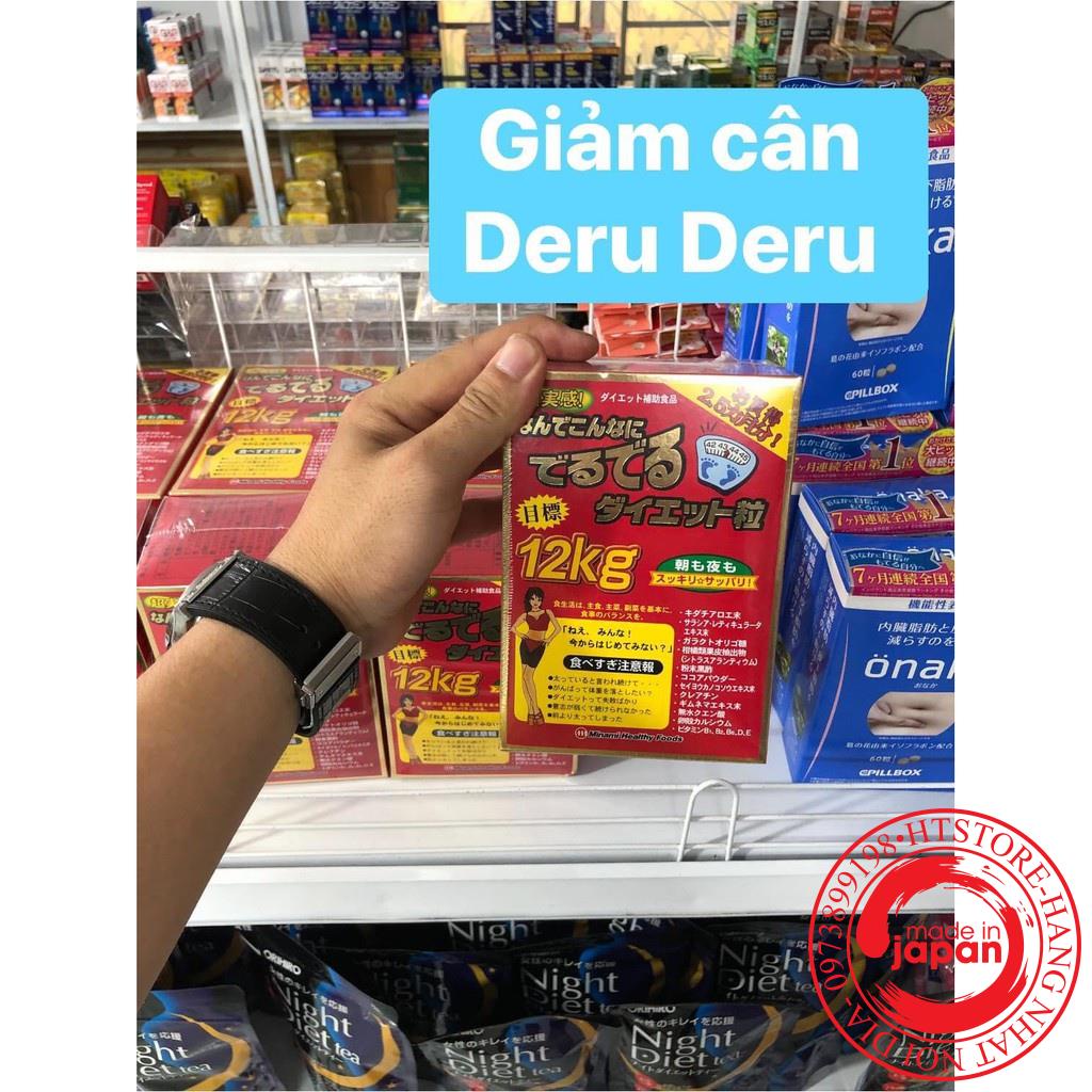 Viên uống giảm cân 12kg Minami 75 gói-Giảm cân Deru Deru 12kg của Nhật
