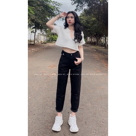 ÁO CROP-QUẦN BAGGY