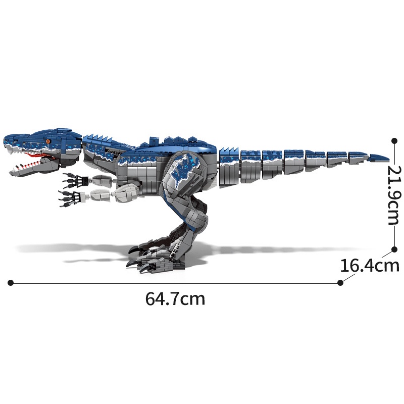 Đồ chơi Lắp ráp Khủng Long ăn thịt Indominus Rex, Sembo Block 205025 Xếp hình thông minh, Mô hình Khủng long