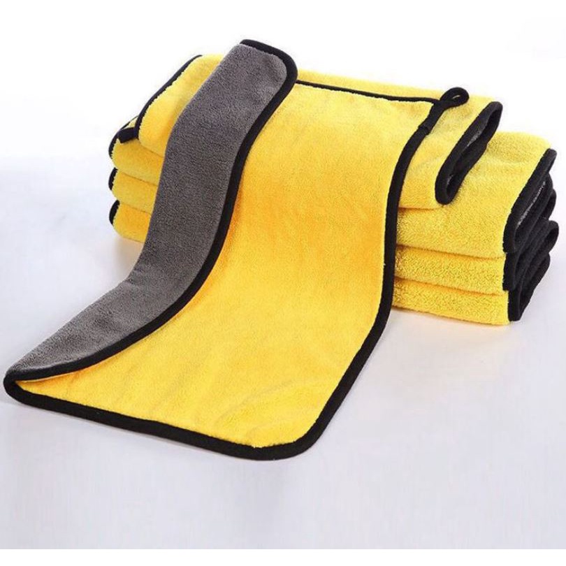 Khăn Lau Xe Ô Tô Loại Size Cỡ Đại 60*30CM Microfiber Chuyên Dùng Cho Xe Ô Tô Xe Tải Đa Năng Siêu Thấm, Siêu Dày