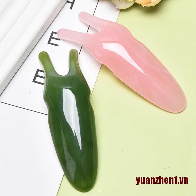 Bảng Mát Xa Gua Sha Pha Lê Tự Nhiên Giảm Nếp Nhăn Cho Mắt / Mũi