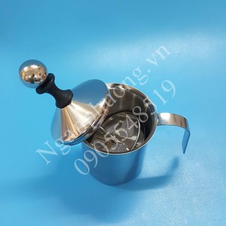 Ca đánh sữa lạnh inox 400ml