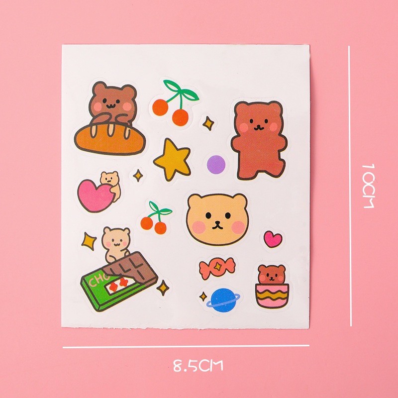 STICKER NHIỀU HÌNH DÁN DỄ THƯƠNG