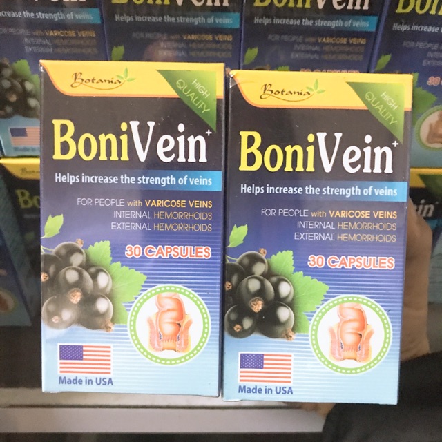 ✅[CHÍNH HÃNG] BoniVein-Hỗ Trợ Điều Trị Suy Giãn Tĩnh Mạch Và Trĩ < Mua 6 tặng 1 bằng tem tích điểm của BoniVein)