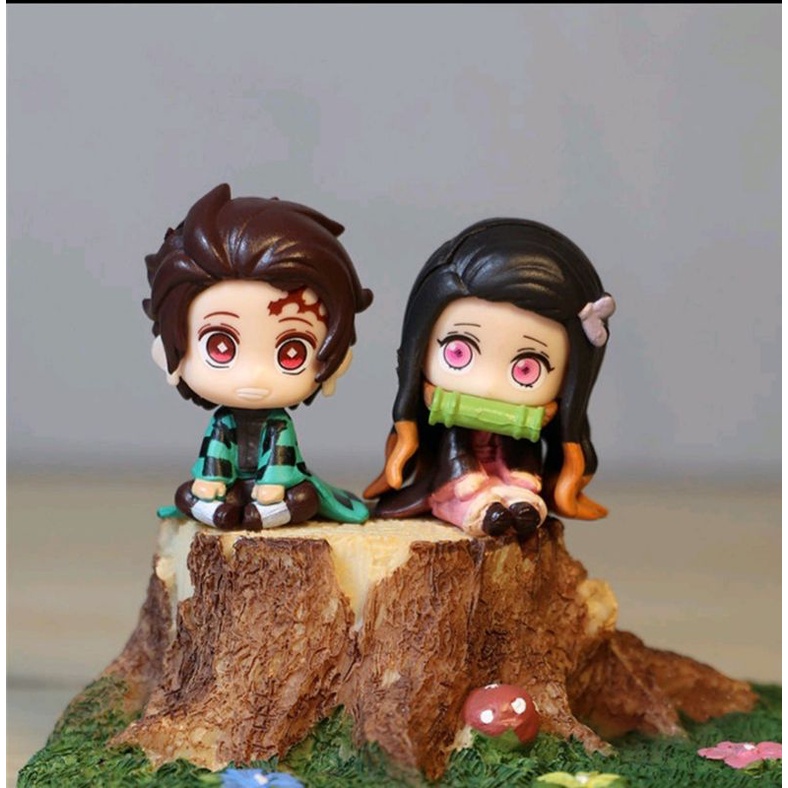 Mô hình Kimetsu No Yaiba Demon Slayer Thanh gươm diệt quỷ: Tanjiro Zenitsu Inosuke Nezuko Rengoku