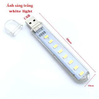 Đèn USB 8 LED ánh sáng vàng