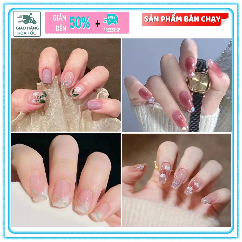 Móng tay giả bộ 24 móng loại tốt mã