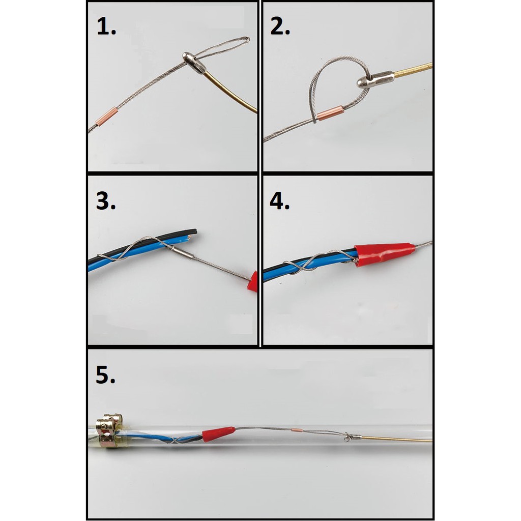 Dây mồi cáp lụa luồn dây điện trong ống ghen - Tiết kiệm thời gian và công sức thi công