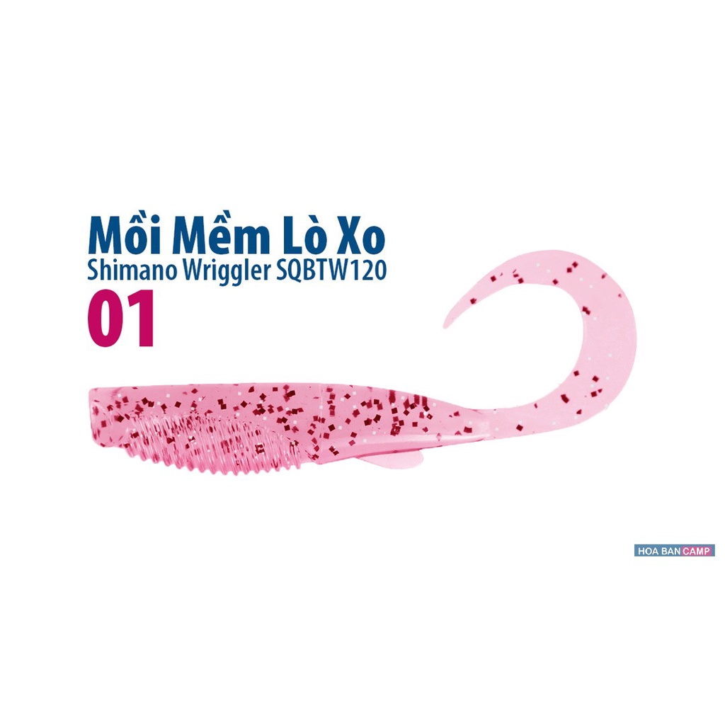 Mồi Mềm Lò Xo Shimano Wriggler SQBTW120 | 12cm