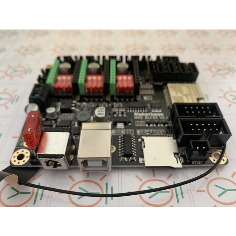 Combo MKS DLC32 + 3*TMC2208 - bo mạch điều khiển máy khắc laser sử dụng ESP32 wifi