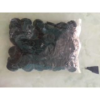 Sét 10 Nút áo đen 2 lỗ 30mm