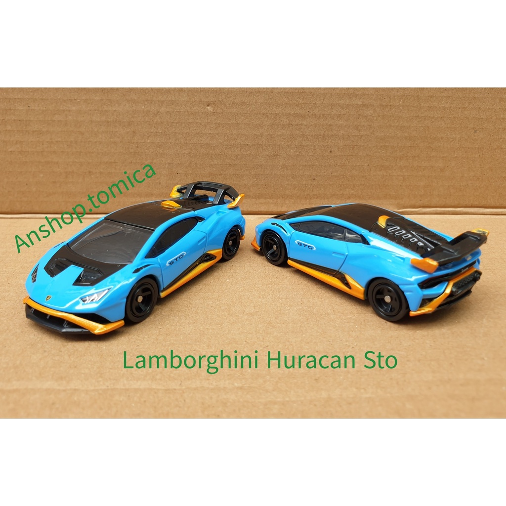 Xe mô hình tĩnh tomica Nhật Bản - Lambor màu xanh