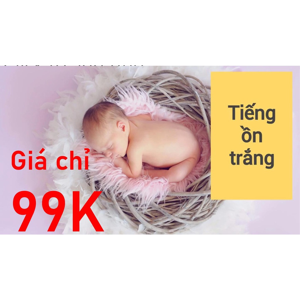 Máy Tiếng Ồn Trắng - Bằng thiết bị của bạn (white noise tạo tiếng ru giúp bé ngủ ngon,sâu giấc)