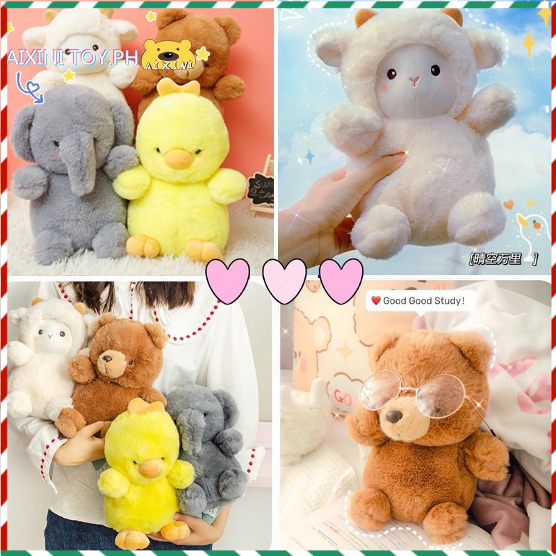 Hàng Có Sẵn Trong 24Chú Voi/Cừu Nhồi Bông Mềm Mại Xinh Xắn