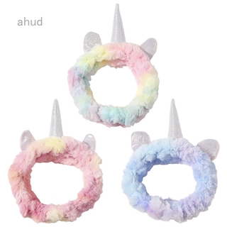 Băng Đô Rửa Mặt Hình Sừng Kỳ Lân Thay Đổi Màu Sắc