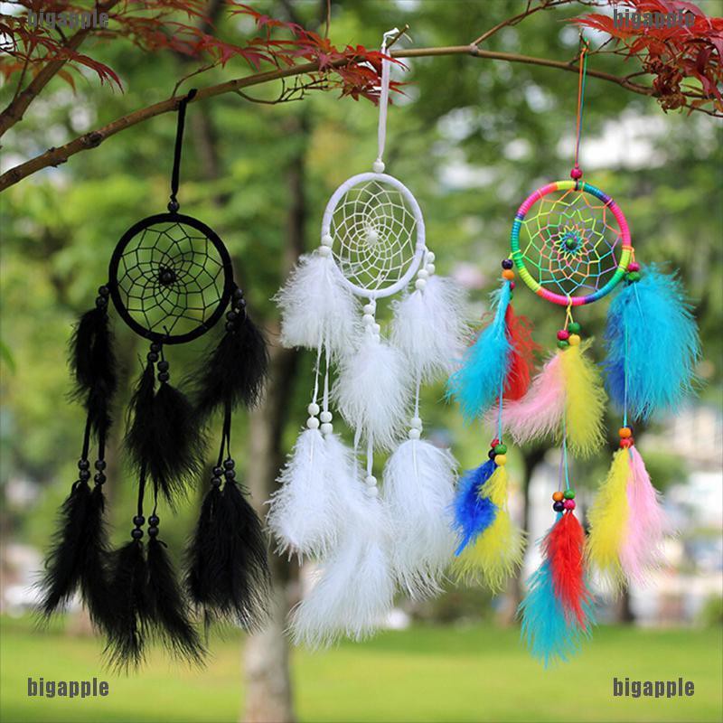Dream Catcher gắn lông vũ treo trang trí