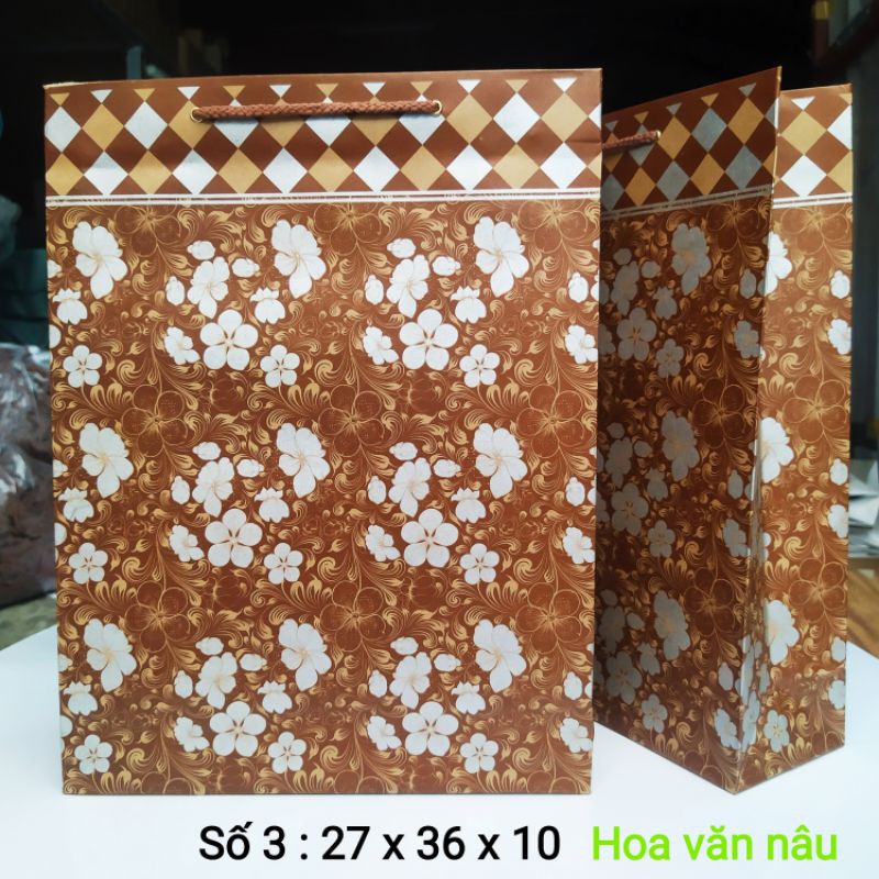 Túi giấy số 3 kt: 27 x 36 x 11 túi giấy đựng quà